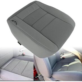 GXARTS Driver Side Bottom Lower Replacement Cloth Seat Cover Gray #2E/3E Compatible with Ford F250 F350 F450 F550 2003 2004 2005 2006 2007