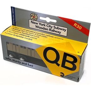 Muni Pals Munipals Wooden Subway QB Line Brighton Local Via Bridge Train Car R30 MP01-11QB