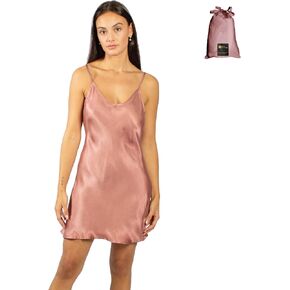 Luxury Artisan Silk Nightgown For Women, Mulberry Silk Slip Dress, Silk Pajamas