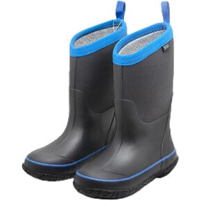 McIkcc Kids Rain Boots - أحذية ثلجية للماء للنيوبرين للأطفال الصغار ، أحذية الطين الشتوية غير المنقولة مع بطانة دافئة (أحجام متعددة)