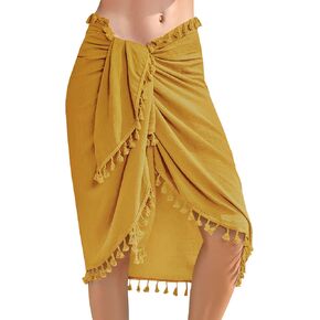Sarong Wraps for Women Beach Cover Up Bikini Bathing Suit Swimsuit Scarf Pareo Beach Wrap Skirt Coverups