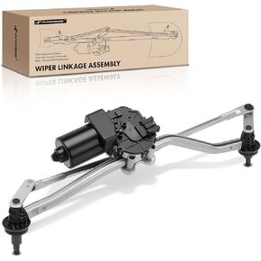 A-Premium Front Windshield Wiper Motor and Linkage Assembly Compatible with BMW E83 Series X3 2004-2010