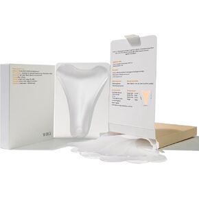 5 Pack Transparent Seamless Silicone Modesty Panty Inserts, Anti-Outline Underwear Guards, Concealer Covers, Protective Pads