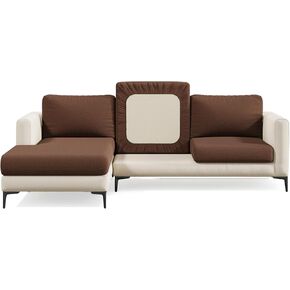 Magic Sofa Cover - Classic Pet-Proof Sofa Seat Cover - Small, Ivory Beige - Easy Installation, Stain Resistant, Machine Washable, Stretchy Covers for Sectional Couches and Sofas