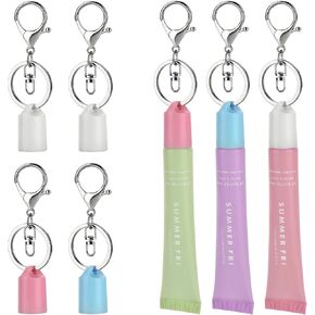 Keychain Cap for Summer Fridays Lip - Compatible with LANGIGE 0.35 oz & Aquaphor 0.35 oz, No Lip Gloss Included