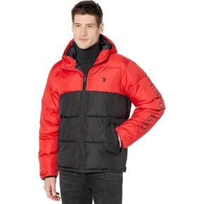 U.S. POLO ASSN. Color-Blocked Padded Puffer