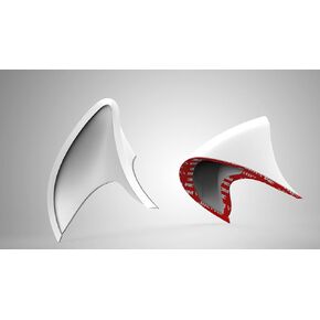 Racer Ears - Cat Ear Upgrade (Small, White)