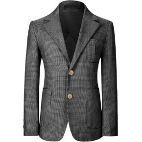 بليزرز في Visaccy Kids for Boys Slim Fit Suit Blazer Boy Sebody Single Schoole School
