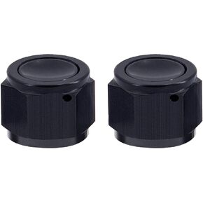 AN6 FLARE CAP TUBE FITTING HEX HEAD PORT ADAPTER ADAPTER ALUMINIM 2PCS