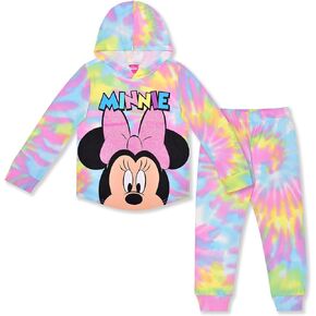 Disney Minnie Mouse Girls Hoodie and Pants Set for Infant, Toddler and Little Kids
