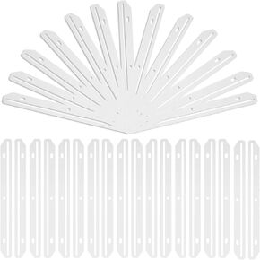 60 Pcs 3 Hole Punched Magazine Holders for Binders 11.6 in Plastic Magazine Organizer 3 Ring Binder Insert Strips Clear Magazine Collector for File Book Craft Paper