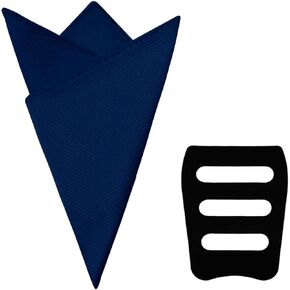 Handkerchiefs for Men, Solid Color Suit Handkerchief Holder Pocket Square for Men in Party Wedding Business Banquet