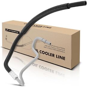 A-Premium Automatic Transmission Oil Cooler Line Hose Assembly Compatible with Ford Taurus Mercury Sable 1996-1999