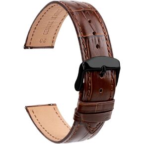 TStrap Extra Long Watch Band - XL XXL Leather Watch Straps for Men - Soft Quick Release Watchband for Large Wrist Replacement - 12mm 16mm ... 20mm 22mm 24mm