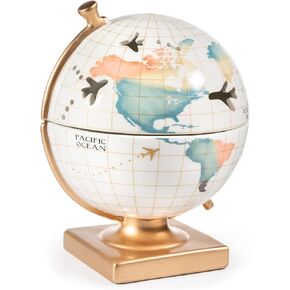 Scentsationals Vintage Collection - Scented Wax Warmer - Retro Travel Wax Cube Melter & Burner - Electric Fragrance Home Air Freshener Gift (Travel Globe)