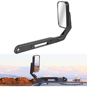 Blind Spot Mirror Wide-angle Auxiliary Mirror Compatible with Ford Bronco 2021 2022 2023 2024 2/4 Door, Hood Buckle Rear Mirror-Passenger Side(1PC)