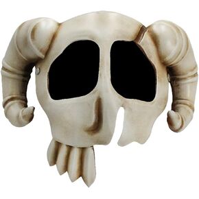 The Knight Gamuza Nel Cosplay Mask Skull Horn Full Size Costume Props Resin
