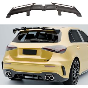 Universal Rear Window Roof Spoiler Wing Gloss Black Compatible with Most Hatchback/SUV/Wagon Hatch Mount
