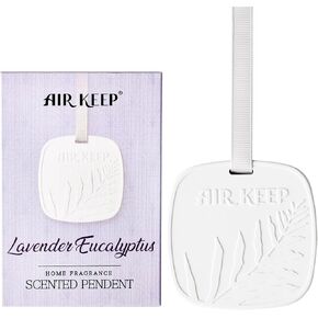 Airkeep Car Air Freshener - Clean Linen Handmade Scented Ceramic for Drawers and Closets, Car Air Freshener Gifts for Men Women Car Fragrance