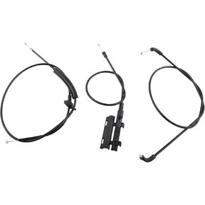 Boxi Front + Center + خلفية 3pcs الكبلات غطاء محرك السيارة مجموعة متوافقة مع BMW 740i 2001 / لـ BMW 745i 745Li 2002-2005 / 750i 750Li 2006-2008 / 760i 2004-2006 / 760li 2003-2008 / Alpina B7 2007-2008