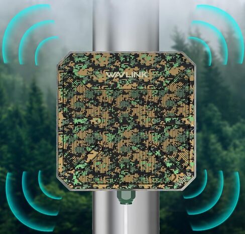 WAVLINK AX3000 Outdoor WiFi 6 Repeater, Long-Range WiFi Extender/Access Point/Router with Dual Band/PoE/IP67 Waterproof/Up to 3Km, Supports Up to 256 Devices for Garage, Yard, RV in Saudi Arabia
