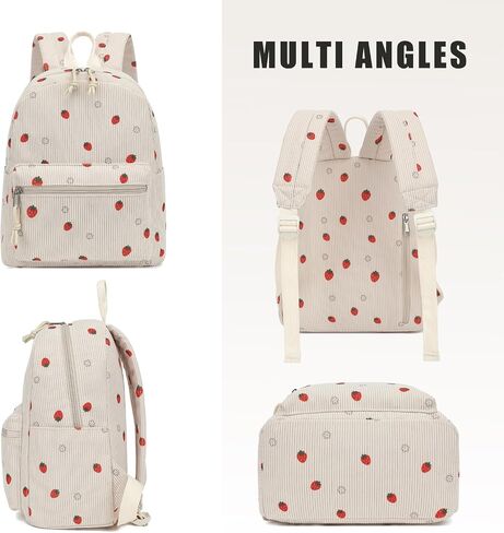 Corduroy Mini Backpack Presh for Women Girls ، حقائب الظهر الصغيرة للبالغين المراهقين للأطفال Travel (Leopard) in Kuwait
