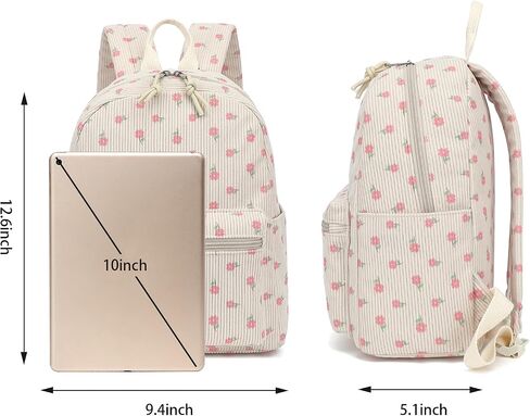 Corduroy Mini Backpack Presh for Women Girls ، حقائب الظهر الصغيرة للبالغين المراهقين للأطفال Travel (Leopard) in Kuwait