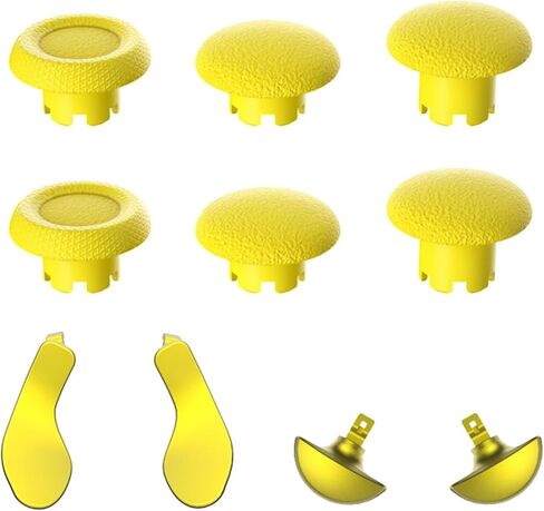 عصا تحكم بديلة لوحدة تحكم PS5 Edge، 6 مقابض عصا إبهام و 4 مجاذيف خلفية أزرار معدنية لوحدة تحكم PS5 Edge، أحمر in Kuwait