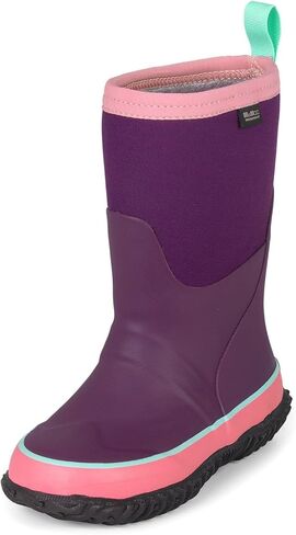 MCIKCC Kids Rain Boots - Waterproof Neoprene Snow Boots for Boys Toddlers, Non-Slip Winter Mud Boots with Warm Lining (Multiple Sizes) in Saudi Arabia