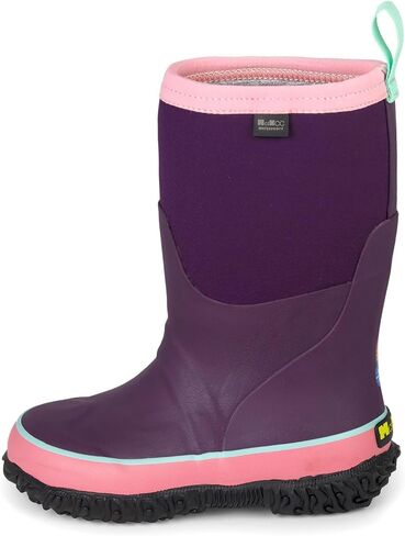 MCIKCC Kids Rain Boots - Waterproof Neoprene Snow Boots for Boys Toddlers, Non-Slip Winter Mud Boots with Warm Lining (Multiple Sizes) in Saudi Arabia