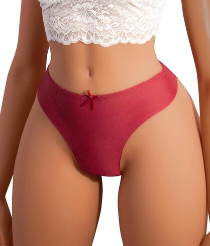 Hibluco Ice Silk Underwear Lace Women Panties Sexy Hipsters No Show Briefs in Saudi Arabia