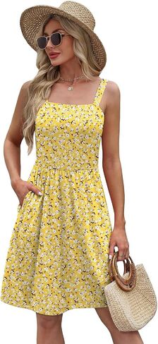 WIHOLL Summer Dresses for Women 2025 Curvy Fahion Floral Sundresses Beach Vacation Clothes in Saudi Arabia