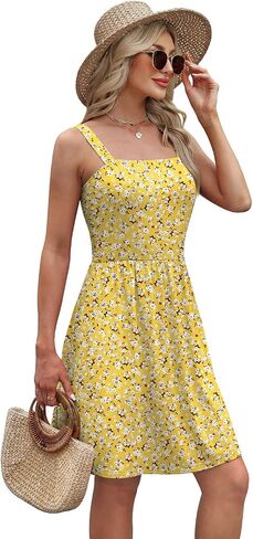 WIHOLL Summer Dresses for Women 2025 Curvy Fahion Floral Sundresses Beach Vacation Clothes in Saudi Arabia