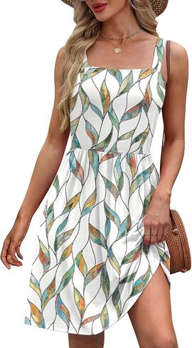WIHOLL Summer Dresses for Women 2025 Curvy Fahion Floral Sundresses Beach Vacation Clothes in Saudi Arabia