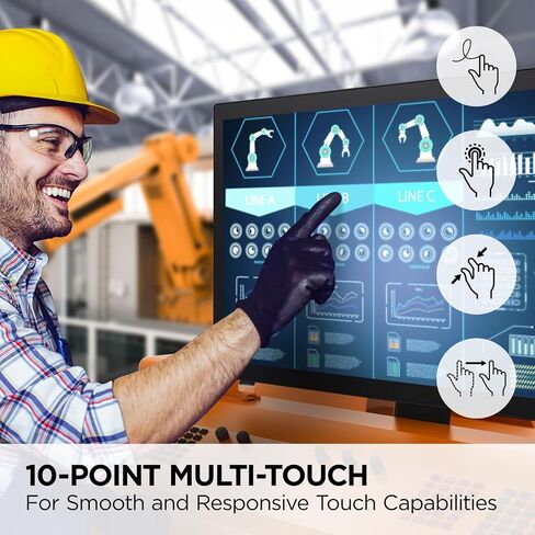 ViewSonic TD2760 27 Inch 1080p 10-Point Multi Touch Screen Monitor with Advanced Ergonomics RS232 HDMI and DisplayPort in Kuwait