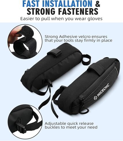 R1200GS R1250GS Side Frame Bags, Waterproof Motorcycle Repair Tool Accessory Storage Bag Rear Frame Luggage Rack Bag Compatible with BMW R1200GS LC 2013-2022 R1250GS Adventure 2018-2022 in Kuwait