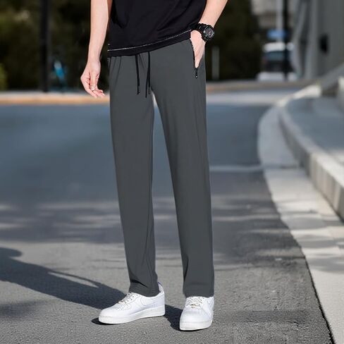 Beeswan Pants, StretchActive Summer Unisex Ultra Stretch Quick Drying Pants for Women Men (Straight, XXS-4XL) in Kuwait