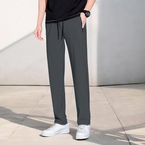 Beeswan Pants, StretchActive Summer Unisex Ultra Stretch Quick Drying Pants for Women Men (Straight, XXS-4XL) in Kuwait