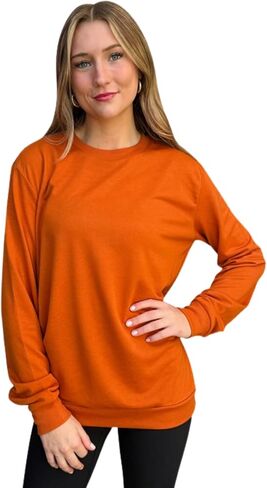 ILTEX Adult Polyester Crewneck Long Sleeves Sweatshirt | Unisex Cotton Fleece Relax fit & Comfortable in Kuwait