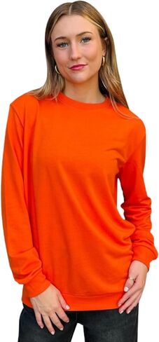 ILTEX Adult Polyester Crewneck Long Sleeves Sweatshirt | Unisex Cotton Fleece Relax fit & Comfortable in Kuwait