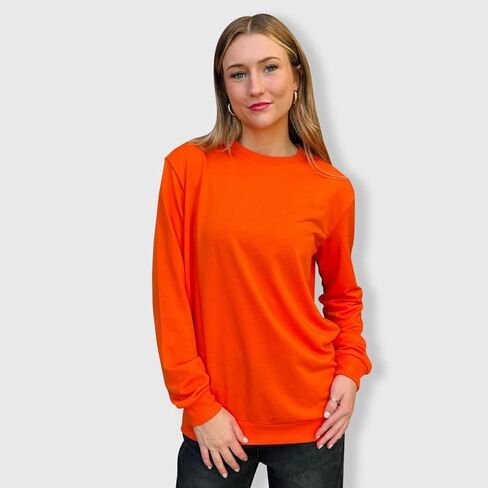 ILTEX Adult Polyester Crewneck Long Sleeves Sweatshirt | Unisex Cotton Fleece Relax fit & Comfortable in Kuwait
