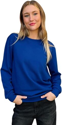 ILTEX Adult Polyester Crewneck Long Sleeves Sweatshirt | Unisex Cotton Fleece Relax fit & Comfortable in Kuwait