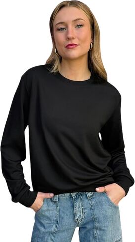 ILTEX Adult Polyester Crewneck Long Sleeves Sweatshirt | Unisex Cotton Fleece Relax fit & Comfortable in Kuwait