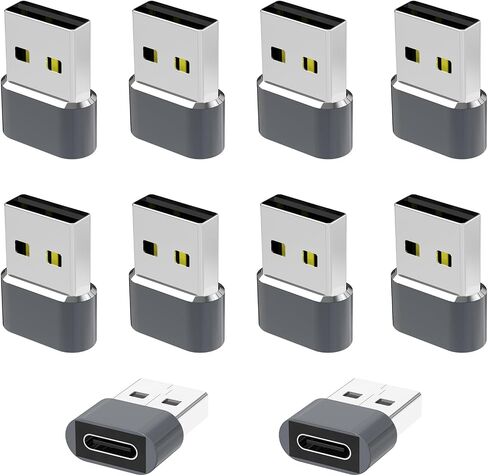 محول USB إلى USB C 5 حزم، محول شاحن من النوع C أنثى إلى ذكر لساعة Apple Watch Ultra iWatch 8 7، iPhone 15 14 13 12 Pro Max Plus، Airpods، iPad 9 10 Air 5 Mini 6، السيارة، Samsung Galaxy S23 S24 in Saudi Arabia