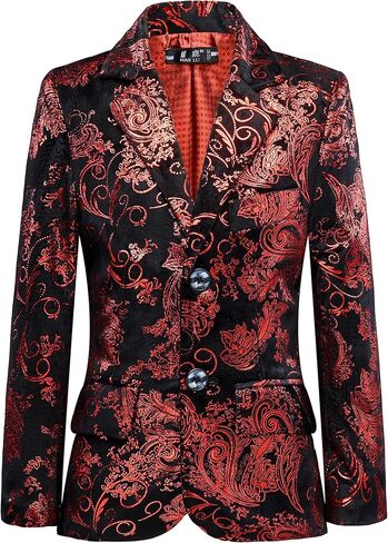 Kids Suits Blazer Homecoming Dresses Jackets for Boys Jacket Floral Velvet Boy Winter Coat in Saudi Arabia