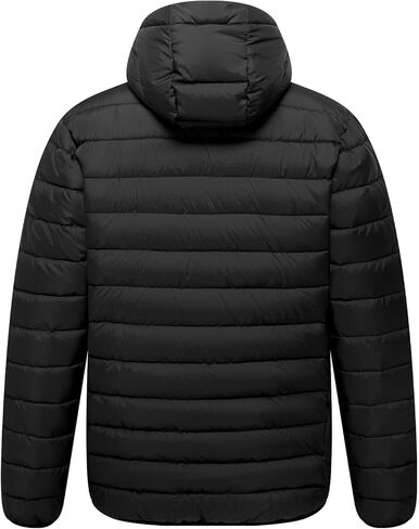 سترة منتفخة من الرجال المنتفخين بالقلق المغطى بالرجال مقاومة للماء المعاطف الشتوية الدافئة المعزولة in Kuwait