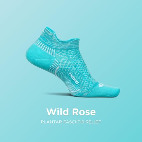 Feetures Plantar Fasciitis Relief Sock Light Cushion No Show Tab - Targeted Compression Sock for Women & Men in Saudi Arabia