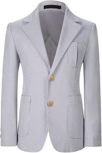 بليزرز في Visaccy Kids for Boys Slim Fit Suit Blazer Boy Sebody Single Schoole School in Kuwait