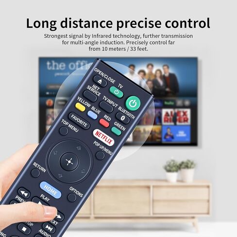 جهاز تحكم عن بعد بديل لمشغل أقراص DVD Blu-Ray من Sony، لمشغل سلسلة Sony BDP، لمشغل Sony 4K Ultra HD UHD ثلاثي الأبعاد، لبث المسرح المنزلي Blu-Ray، RMT-VB100U RMT-VB201U in Saudi Arabia