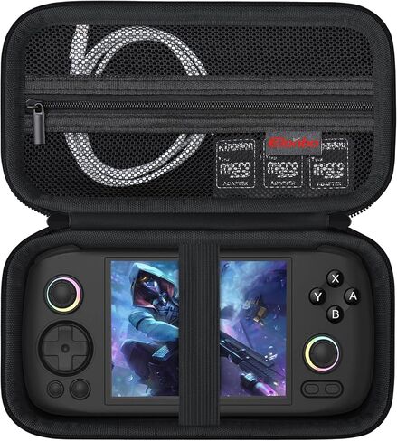 حقيبة حمل Elonbo لجهاز التحكم في الألعاب المحمولة GameSir X2s Type-C، وحدة تحكم الألعاب المحمولة GameSir X2s حامل منظم حقيبة السفر، جيب شبكي داخلي إضافي يناسب كابلات الشحن، أرجواني in Kuwait
